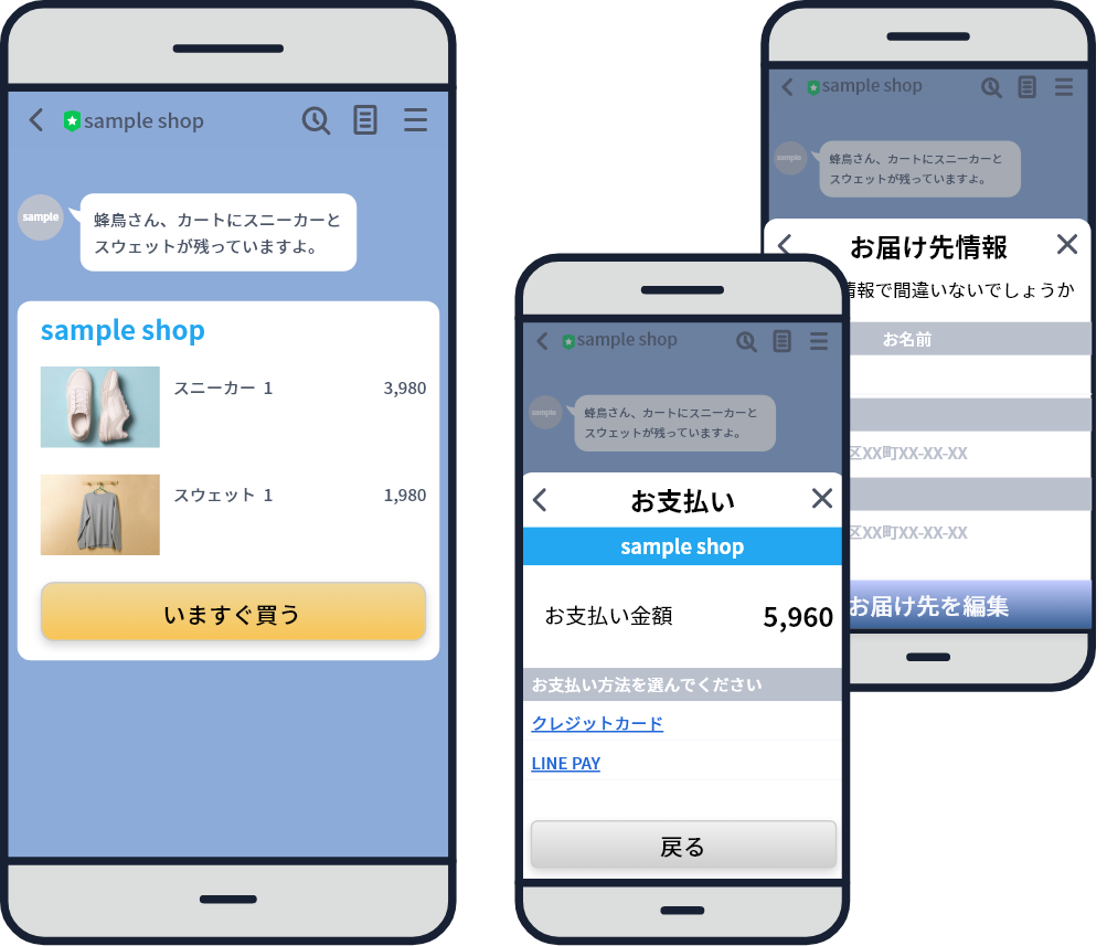 LINE内決済